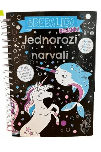 Grebalica bojanka - Jednorozi i narvali - naslovnica