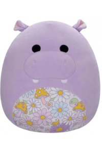 SQU: SQUishmallows 35cm W19 - Hanna - Ljubičasti Nilski Konj S Cvjetnim Trbuhom - slika proizvoda