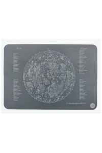 Leather Mouse Pad Moon Lunar