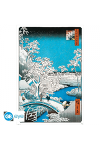 Hiroshige - Poster Maxi 91.5X61 - The Drum Bridge - slika proizvoda