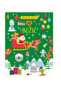 Božić - Moje svjetlucave naljepnice - naslovnica