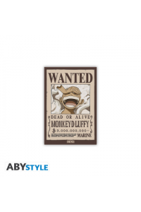 One Piece - Standard Magnet - Wanted Luffy - slika proizvoda