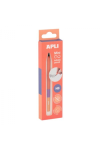 Olovka grafitna Apli beskonačna mini tricolor narančasta 19964
