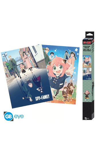Spy x Family - Set 2 Posters Chibi 52X38 - A Double Family - slika proizvoda