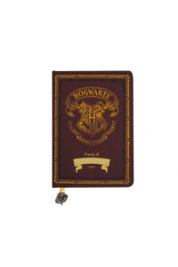 Blue Sky Harry Potter A5 Chunky Foil Notebook Burgundy - Hogwarts Cre - slika proizvoda