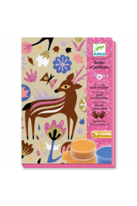 Kreativni set s gliterom i pijeskom-Bambi