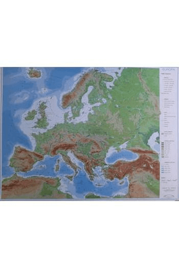 Zemljovid Stolni - Europa - naslovnica