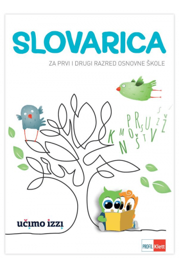 Slovarica za prvi i drugi razred osnovne škole - naslovnica