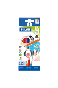 Boje Drvene 12,1 Duge Trokutaste Milan Karton Bls P12,96 - slika proizvoda