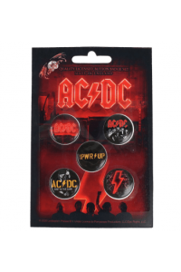 AC/DC POWER up bedževi set