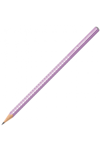 Olovka grafitna B sparkle Faber Castell 118263 metalik lila