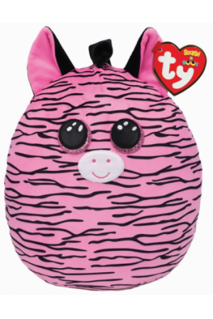 Squishy ZOEY, 22 cm - roza zebra