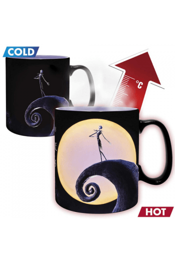 Nightmare Before Xmas - Mug Heat Change - 460 Ml - Jack & Moon - - slika proizvoda