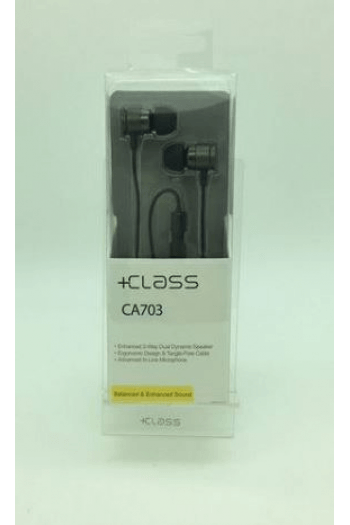 Hands free+class univerzalni CA703 3.5MM CRNI - slika proizvoda