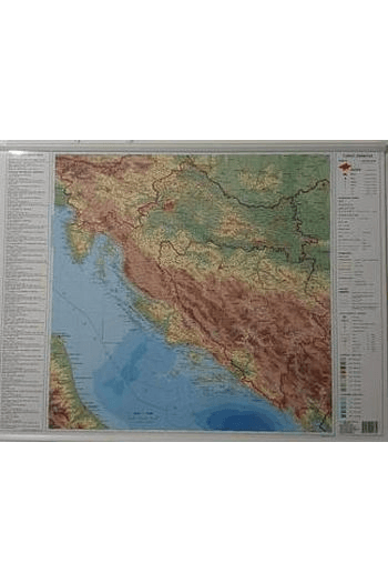Zemljovid Hrvatska Zidni - Mini (Dužina : 64 cm X Visina : 49 cm) - naslovnica
