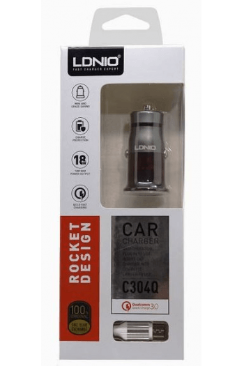 Auto punjač 2 u 1 LDNIO C304Q 1*USB (3.6 V-6.5 V, 3.0 A) ANDROID (MICRO) - slika proizvoda