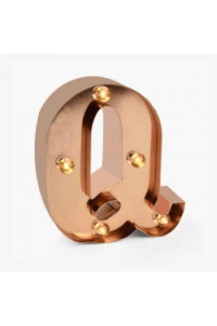 Mini lampica slovo Q