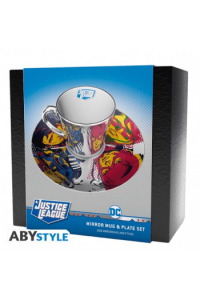 DC Comics - Mirror Mug & Plate Set - Justice League - slika proizvoda