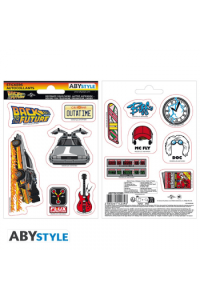 Back To The Future - Stickers - 16X11Cm,2 Sheets - Time Travel