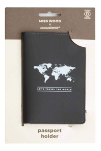 Etui za putovnicu Miss Wood & Vacavaliente sivi - slika proizvoda