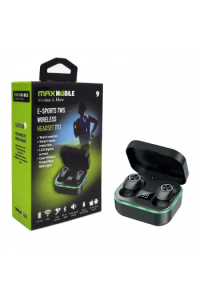 Maxmobile slušalice  bluetooth TWS E-sport T11 RGB black - slika proizvoda