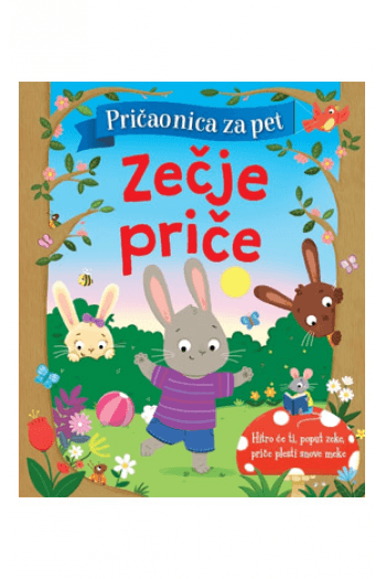 Pričaonica za pet - Zečje priče (Slikovnica) - naslovnica