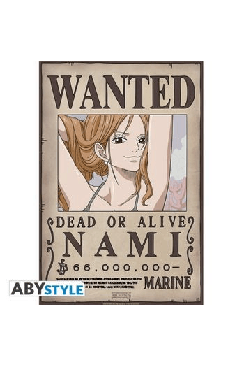 One Piece Poster Wanted Nami New (52x35cm) - slika proizvoda