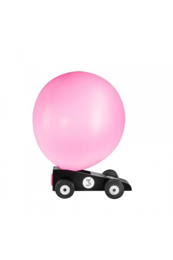 Blackstar - balloon car - black - pink ballon - slika proizvoda