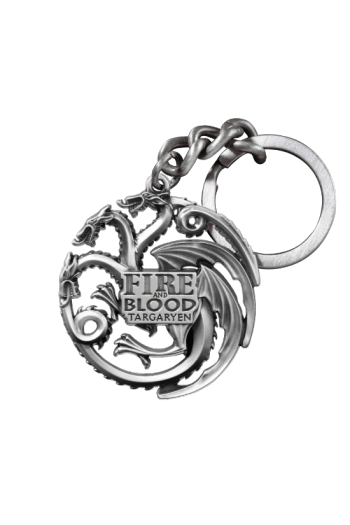 Noble Collection - Game Of Thrones - J - Targaryen Sigil Key Chain - slika proizvoda