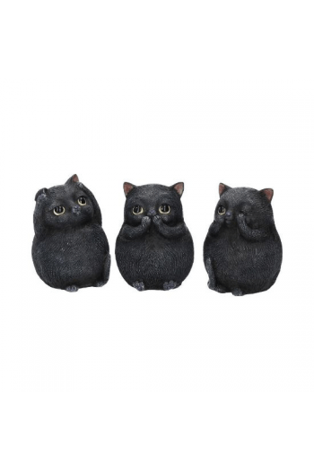 Nemesis Now Three Wise Fat Cats 8.5cm - slika proizvoda