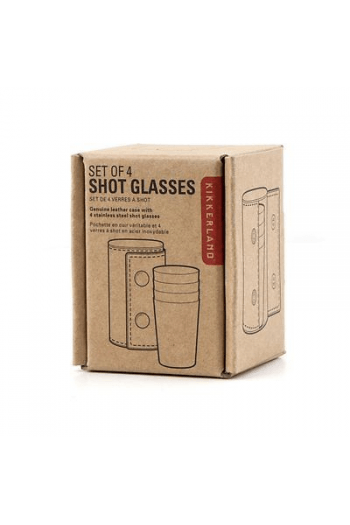 Shot Glasses With Leather Case - slika proizvoda