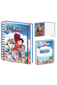 Pyramid One Piece Anime (Egghead) A5 Wiro Notebook - slika proizvoda