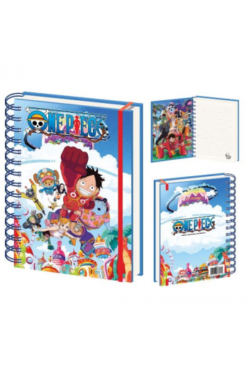 Pyramid One Piece Anime (Egghead) A5 Wiro Notebook - slika proizvoda