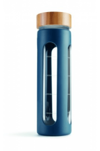 Staklena boca Miquelrius od borosilikatnog stakla kojeg se može reciklirati plava MR13116