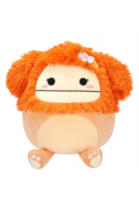 SQU: SQUishmallows 30cm W19 - Shasta - Svijetlonarančasti Bigfoot S Cvjetnom Ukosnicom