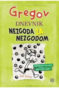 Gregov dnevnik #08: Nezgoda za nezgodom - naslovnica