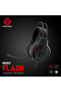Slušalice žične gaming Fantech 3.5 mm + mikrofon Flash HQ53