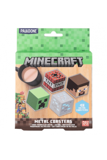Paladone Minecraft Metal Coasters - slika proizvoda
