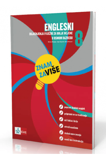 Znam za više - Engleski 8 - naslovnica