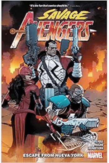 Savage Avengers Vol. 2: Escape From Nueva York (Strip) - naslovnica