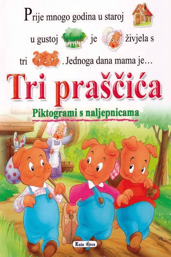 TRI PRAŠČIĆA - PIKTOGRAM SLIKOVNICA 995/4 xxx - slika proizvoda