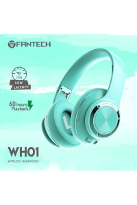 Bluetooth Stereo Slušalice Fantech BT 5.0, 3,5mm+Tip C WH01 Mint Edition zelene - slika proizvoda