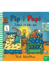 Pip i Popi žabica za laku noć novo izdanje (Slikovnica) - naslovnica