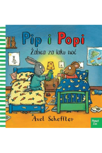 Pip i Popi žabica za laku noć novo izdanje (Slikovnica) - naslovnica