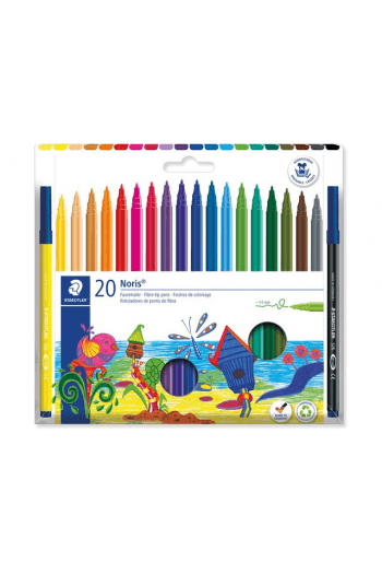 Flomaster školski 20boja Noris Staedtler 326 C20 - slika proizvoda