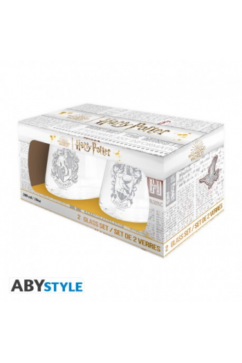 Harry Potter - 2 Glass Set Ravenclaw & Hufflepuff Europe - slika proizvoda