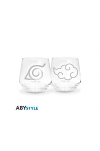 Naruto Shippuden - 2 Glass Set - Konoha & Akatsuki Europe