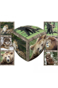 V-Cube 2X2 Pillow: Wild Animals - slika proizvoda