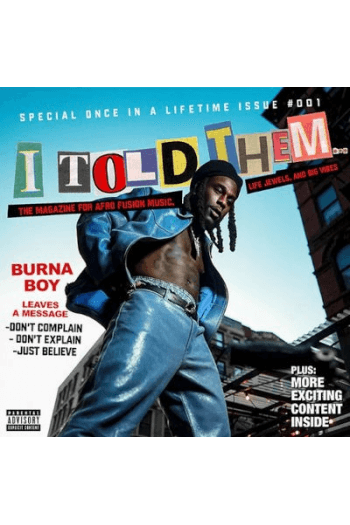 Burna Boy - I Told Them... CD - omot