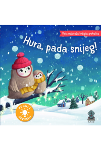 Moja najdraža knjigica puhalica: Hura pada snijeg! (Slikovnica) - naslovnica